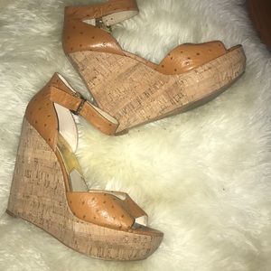 Michael Kors size 10 - cork style wedge heel